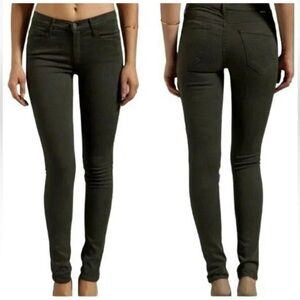 Mother Denim The Muse Games Girls Play in Dye Malachite Green Jeans!